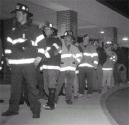 Civilian firefighters battle for benefits