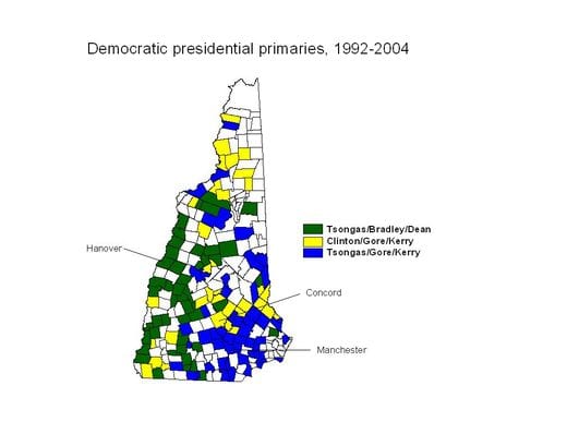 The lay of the land in New Hampshire