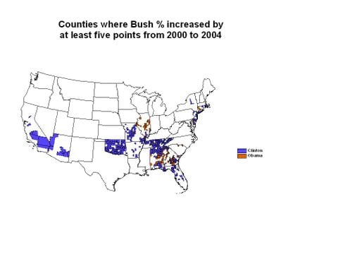 The Bush backlash gap?