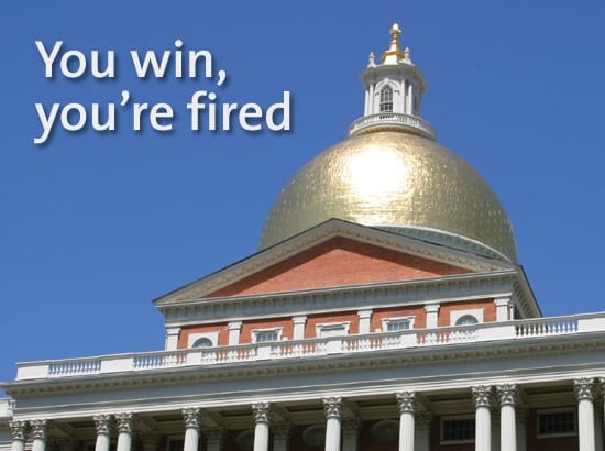 You win, you're fired