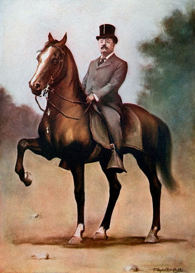 Looking for the man or woman on a horse