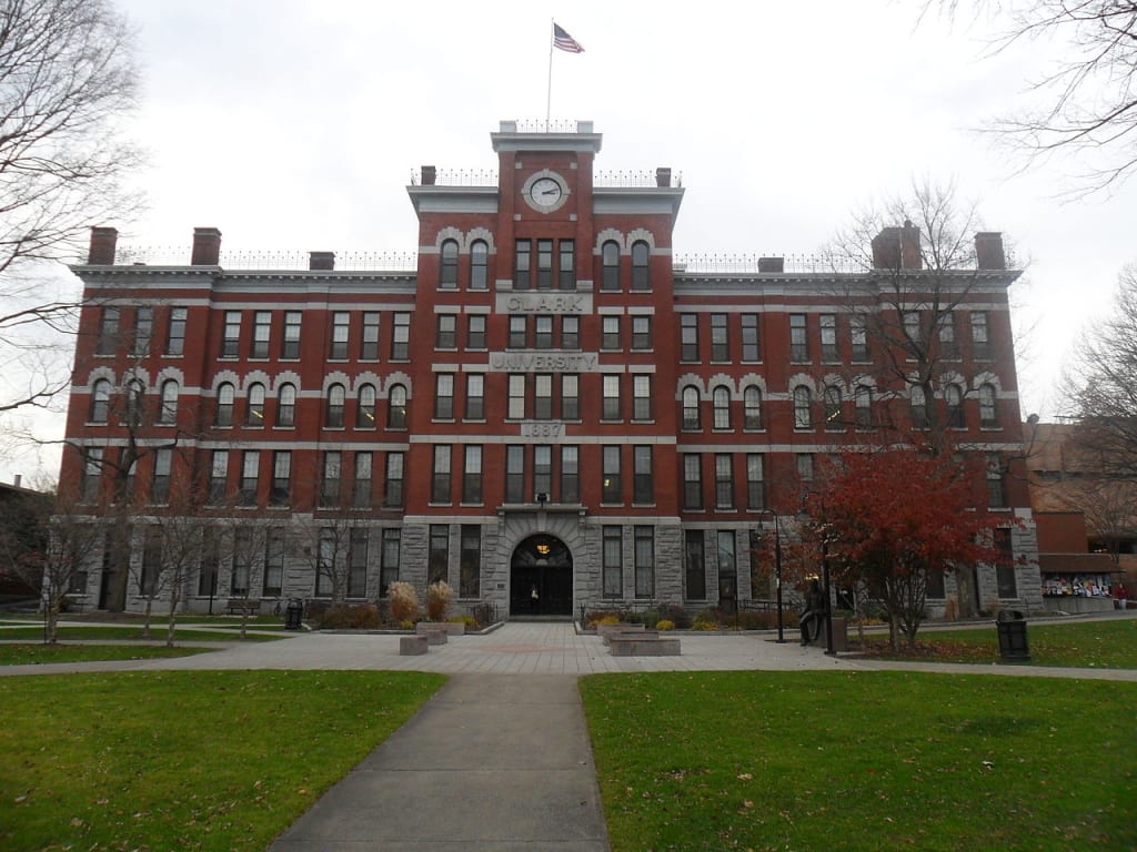 Clark University in Worcester. Photo via Wikimedia Commons. 