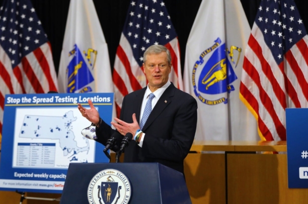 Baker announces expanded testing, limits on elective surgery