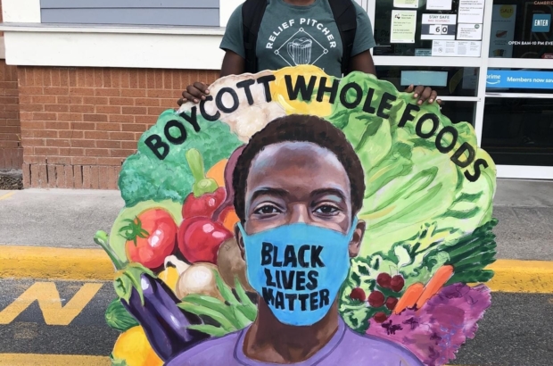 Whole Foods workers sue over Black Lives Matter masks