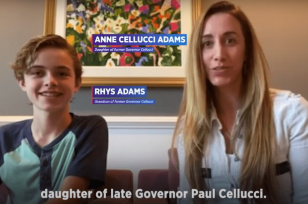 Cellucci’s daughter, grandson cut ad for Markey 