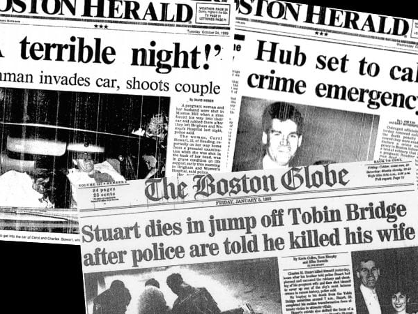Charles Stuart case headlines, 1989 1990