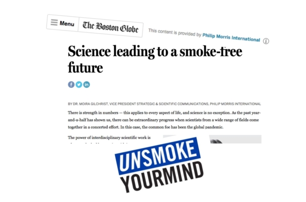 Globe should honor its 1999 policy on tobacco ads