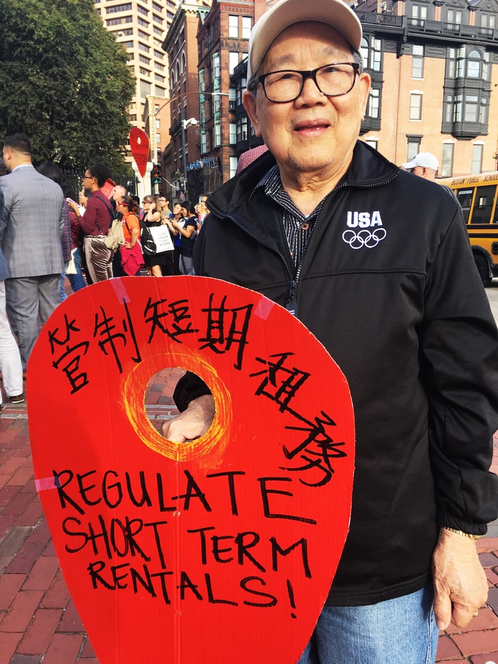 Chinatown residents protest short-term rentals