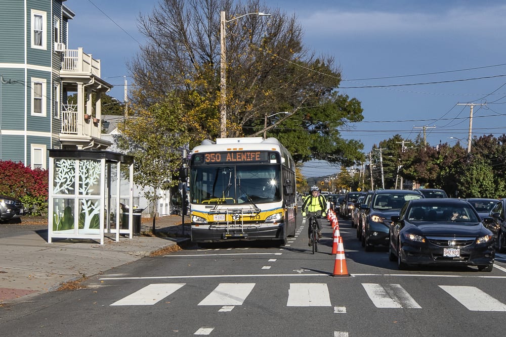 T notes: Bus lane cutting commute in Arlington