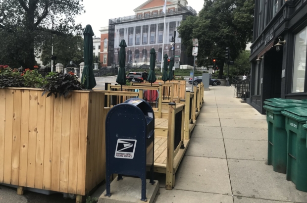 Outdoor dining mixed bag for those with disabilities