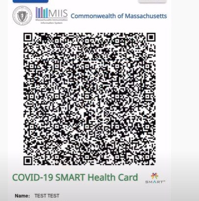 Mass. offers QR code to prove COVID vaccine status